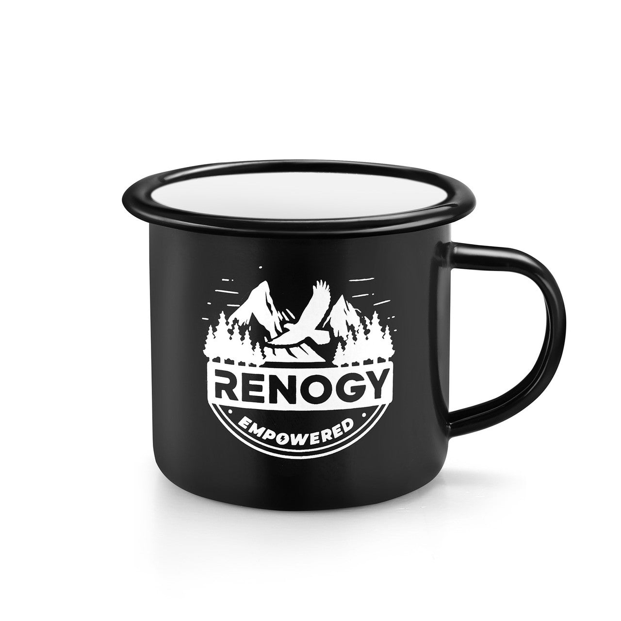 Renogy enamel coffee mug