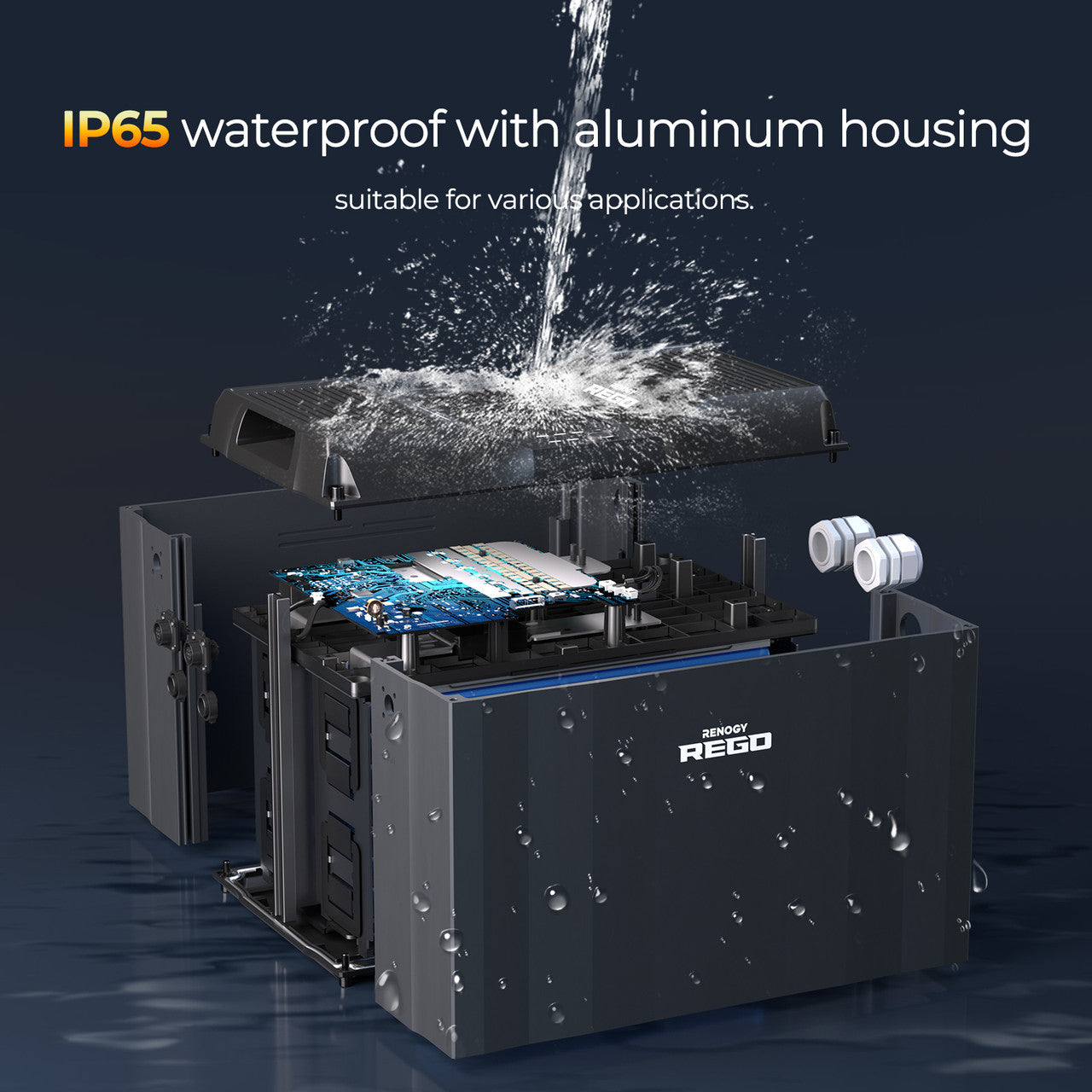 REGO 12V 400Ah Lithium Iron Phosphate Battery