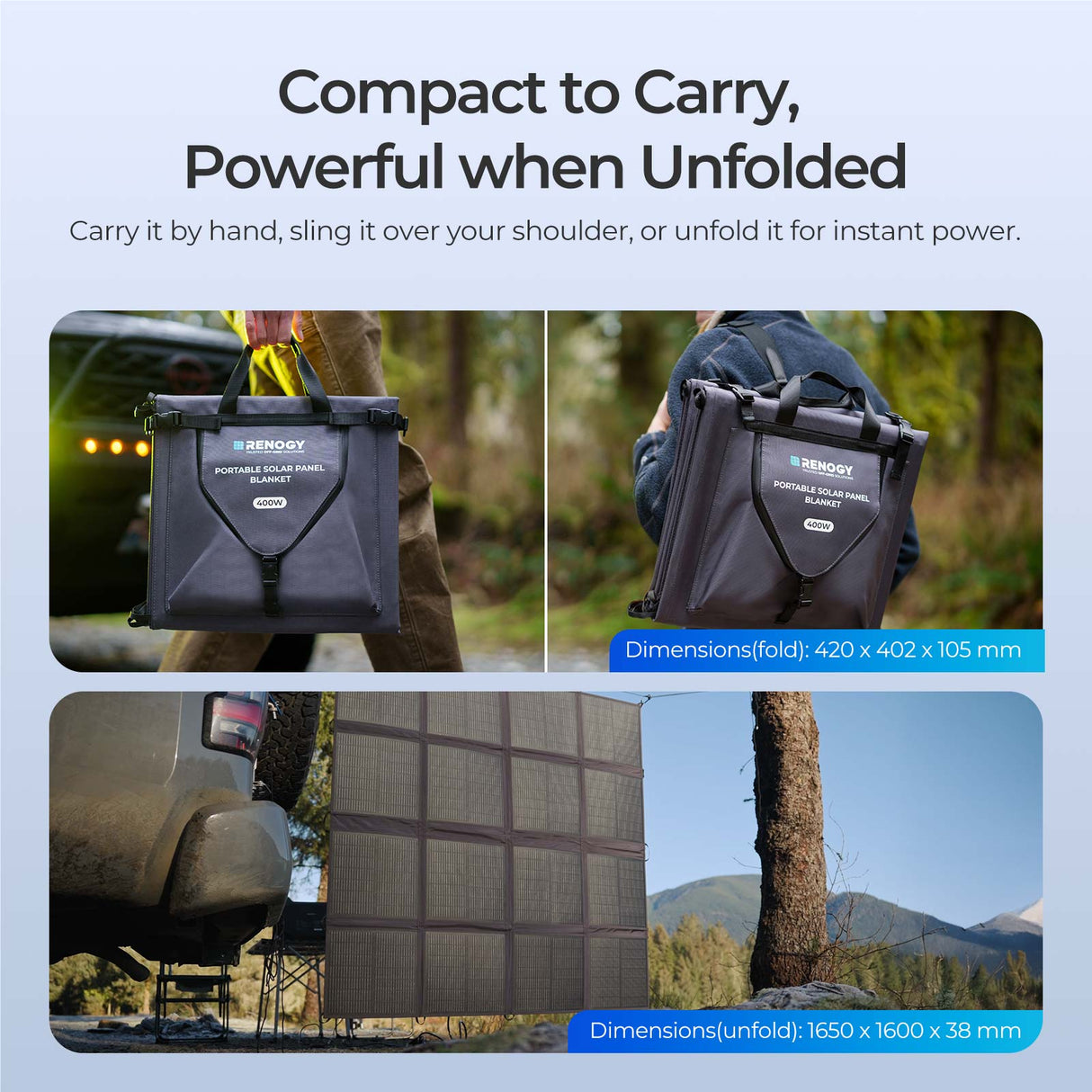 200W/400W Solar Panel Blanket