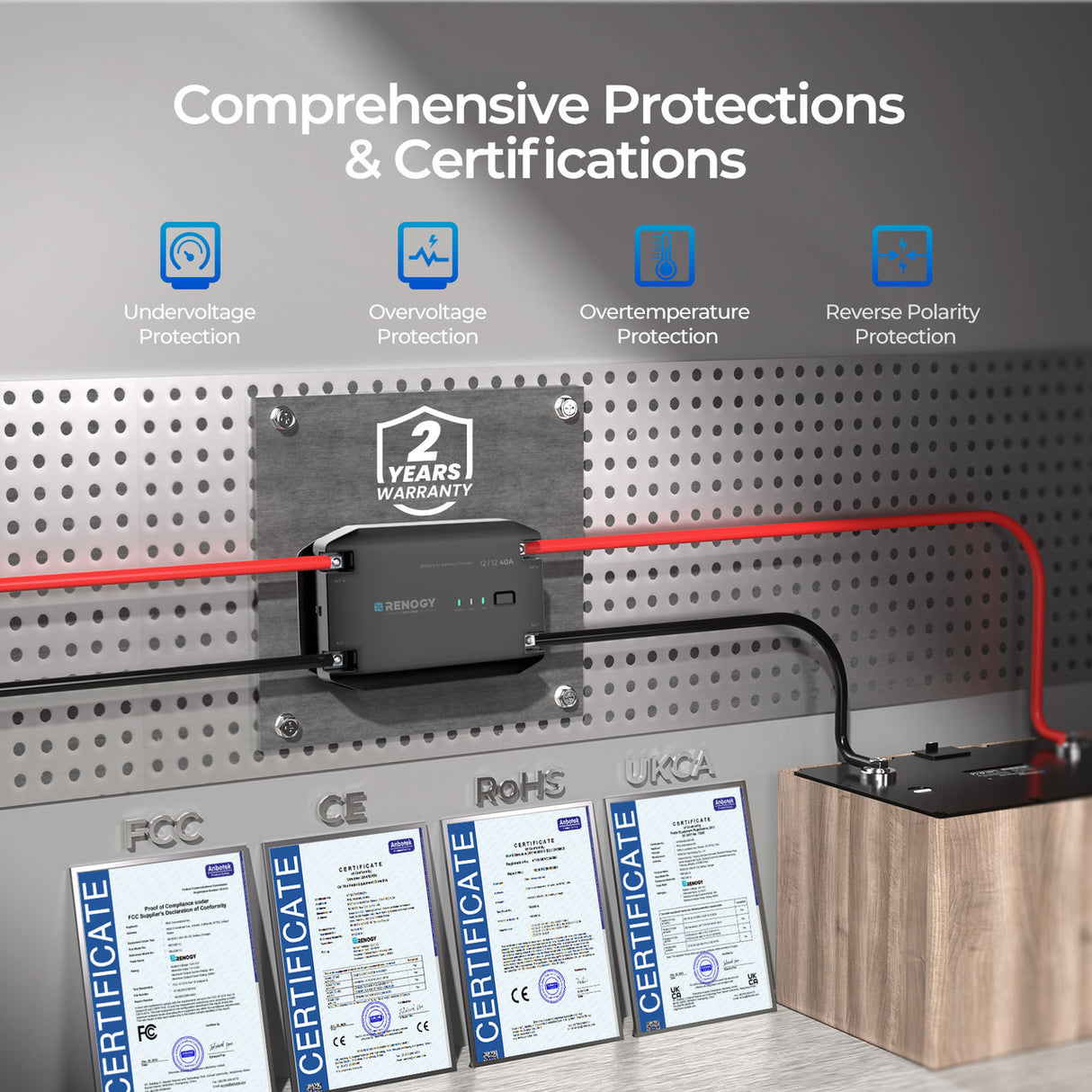 12V DC-DC Battery Charger 40A / 20A
