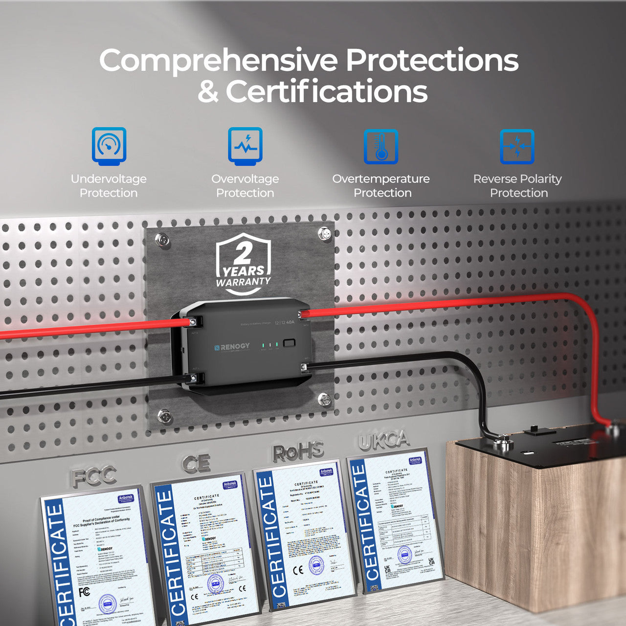 12V DC-DC Battery Charger 40A / 20A