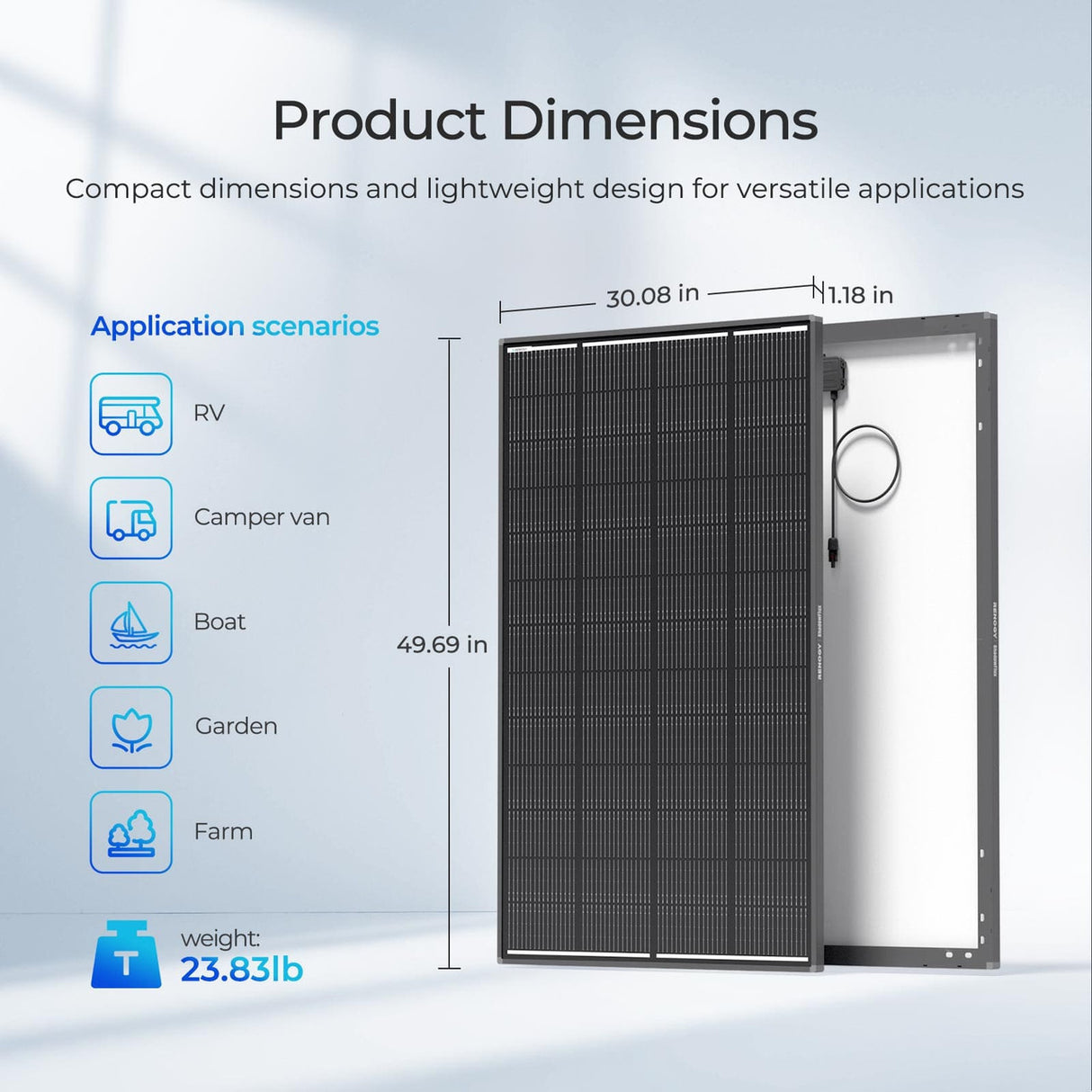 200W ShadowFlux Anti-shading N-Type Solar Panel