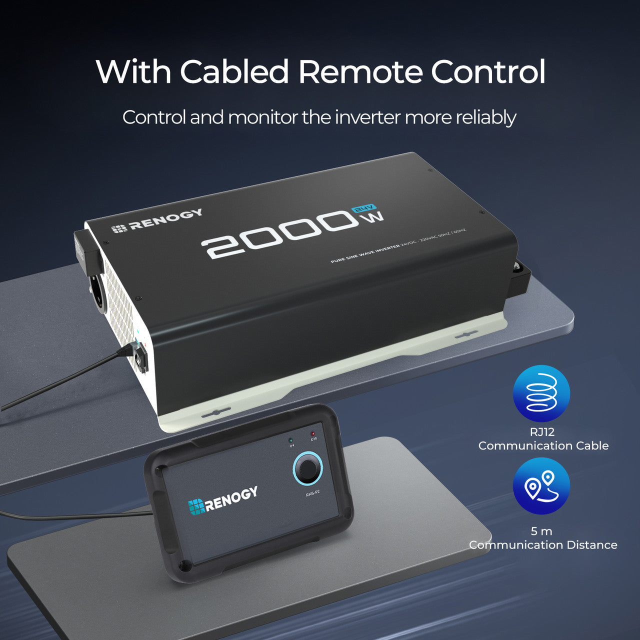 2000W 24V pure sine wave inverter