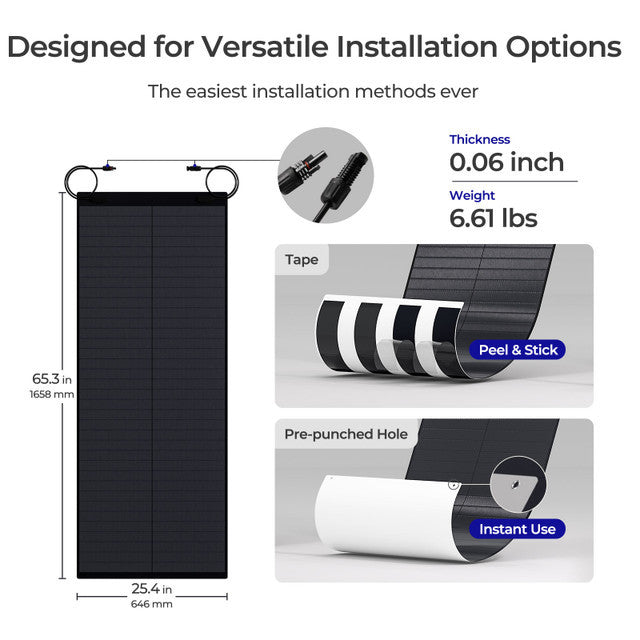 Renogy 150Watt CIGS Flexible Solar Panel