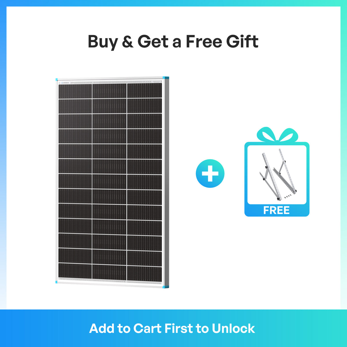 100W N-Type Bifacial Solar Panel