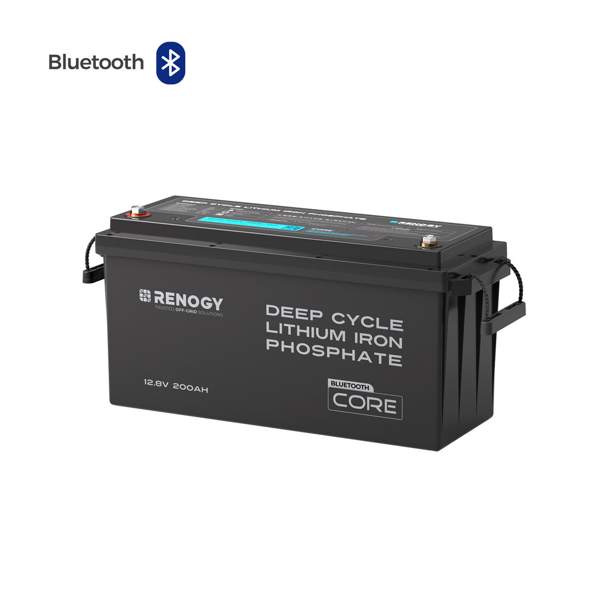 Core - 12V 200Ah Lithium Iron Phosphate Battery w/ Bluetooth