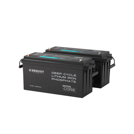 Core - 12V 200Ah Lithium Iron Phosphate Battery w/ Bluetooth