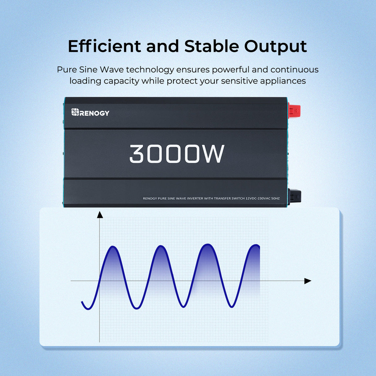 3000W 12V Solar Inverter Pure Sine Wave