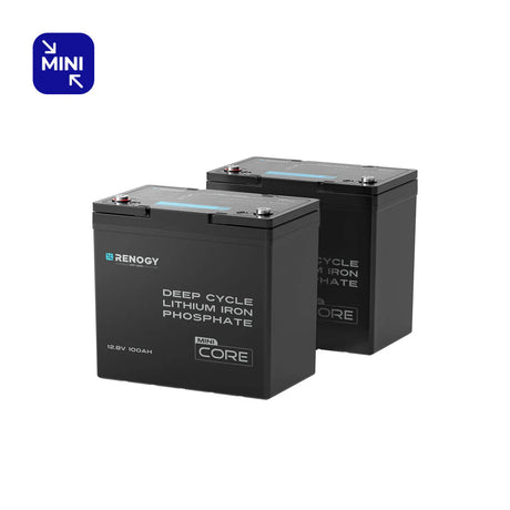 DuoHeat Tech - Batterie lithium-fer-phosphate Core Mini 12 V 100 Ah
