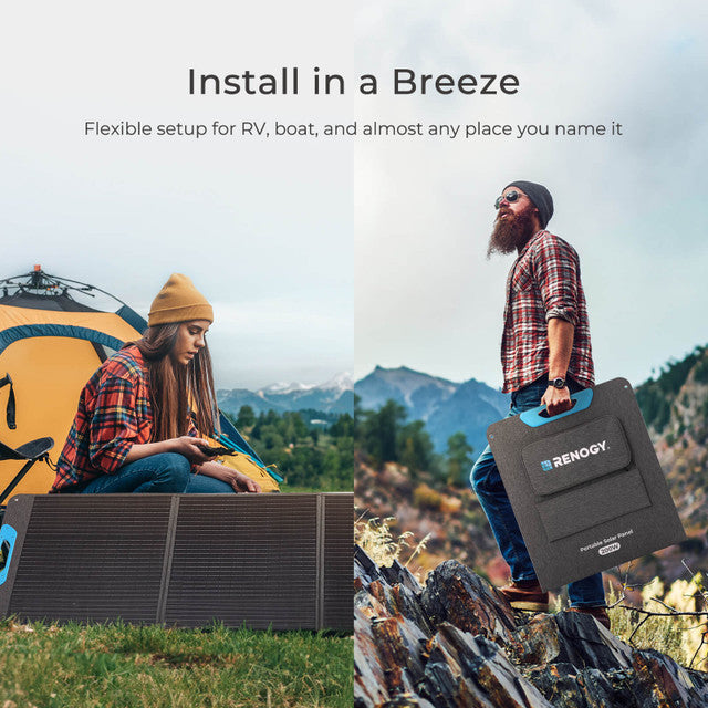 Open Box - Renogy 200W Portable Solar Panel