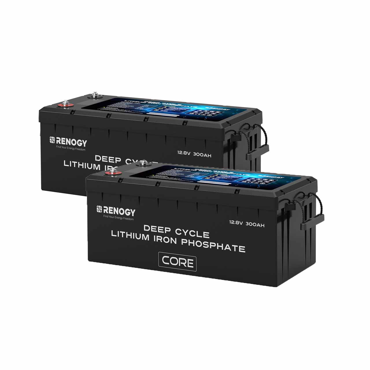 12V 300Ah Core Series Deep Cycle Lithium Iron Phosphate Battery w/Self-Heating New Version