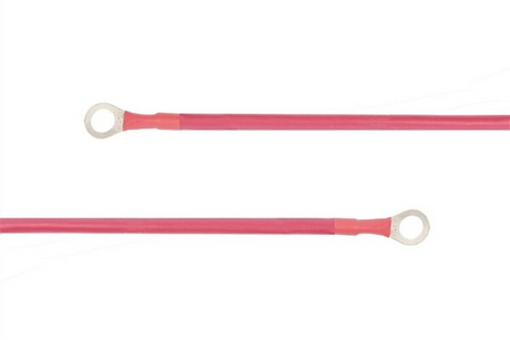 2ft ANL Fuse Cable with Double Ring Terminals for 3/8 in Lugs