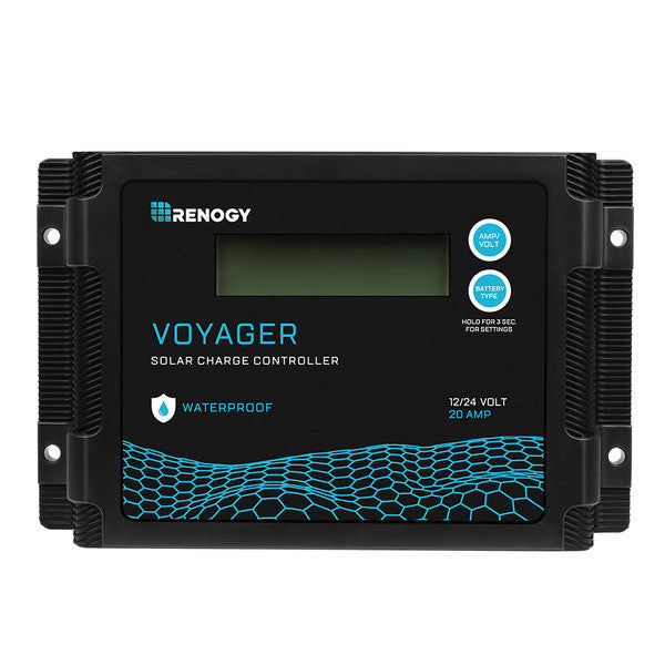 New Edition Voyager 20A PWM Waterproof Solar Charge Controller