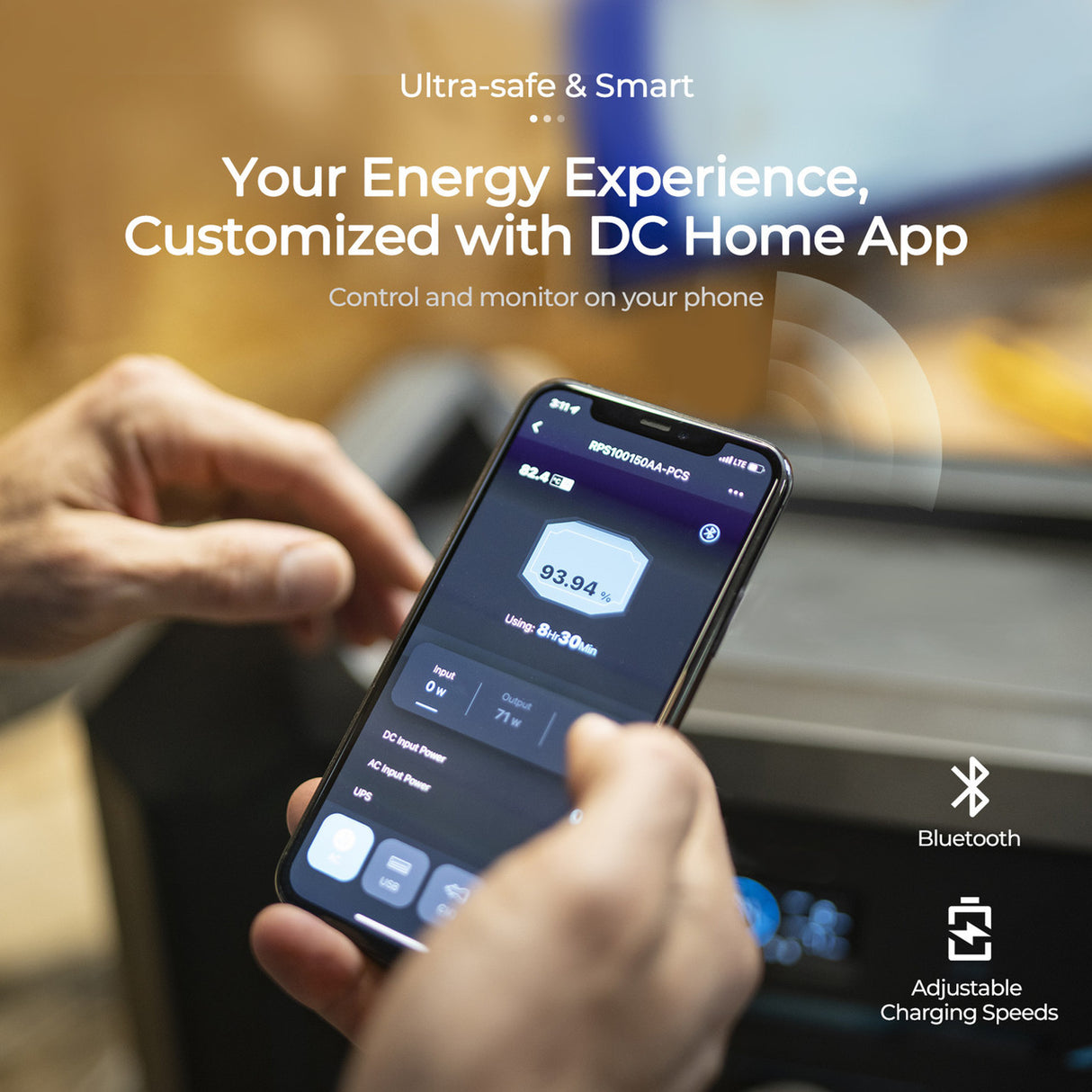 Renogy Portable Power Station Camping, 998Wh Backup Lithium Battery of 1hour 80% Fast Recharging