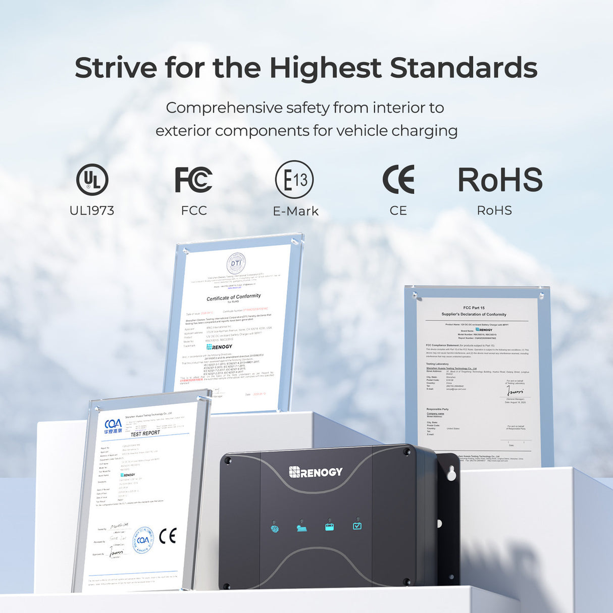 12V 30A Dual Input DC-DC On-Board Battery Charger with MPPT