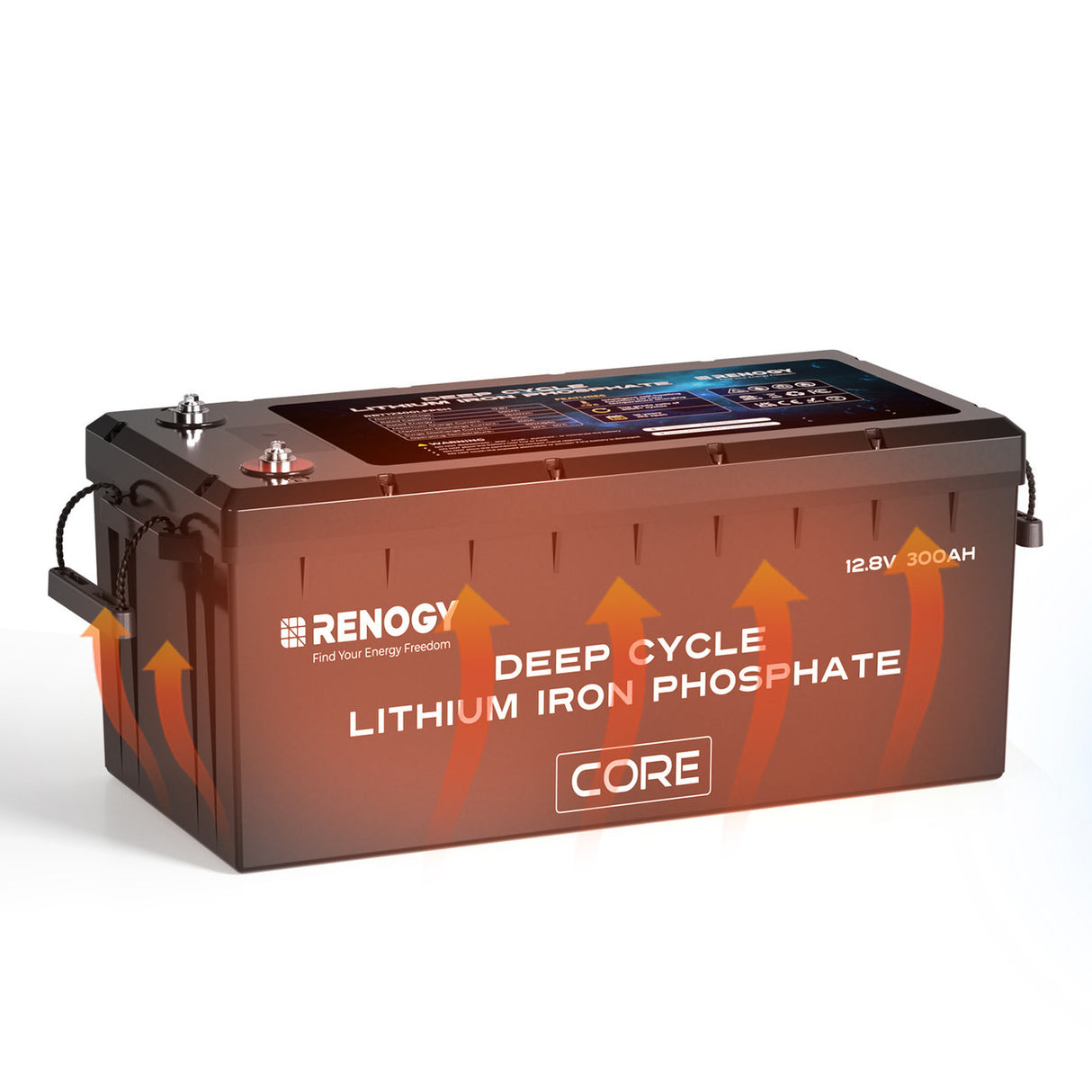 Core-12V 300Ah Deep Cycle Lithium Iron Phosphate Battery