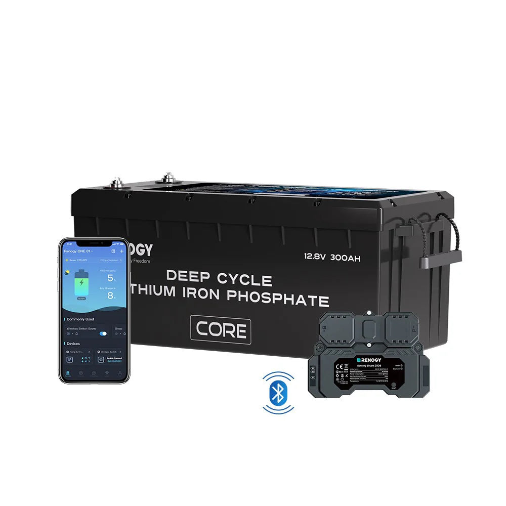 12V 300Ah Core Series Deep Cycle Lithium Iron Phosphate Battery w/Self-Heating New Version