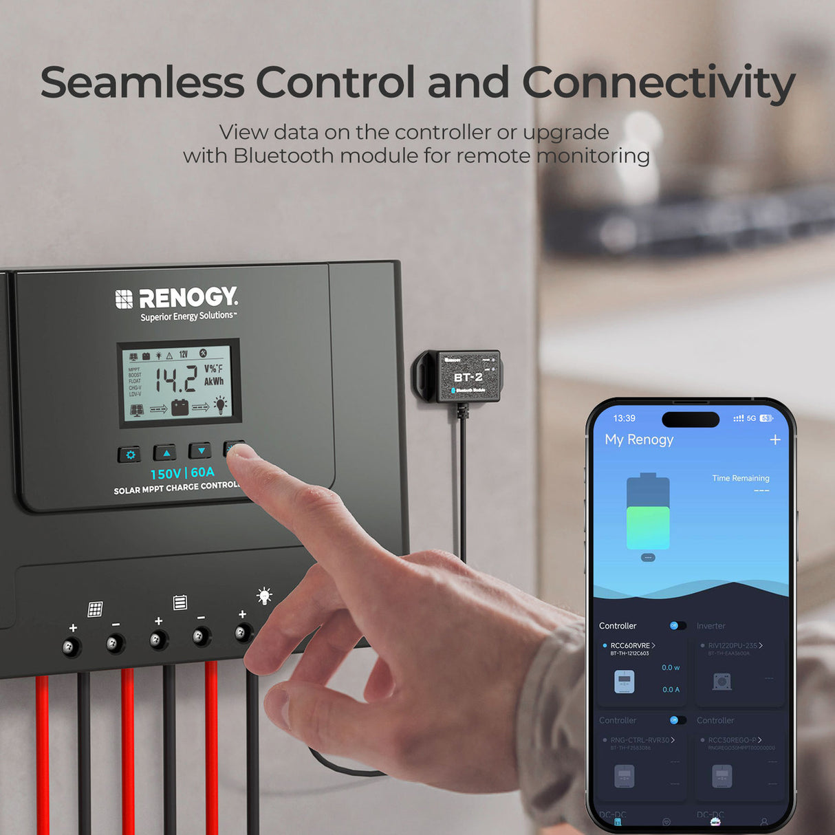Rover Lite 12V/ 24V/ 36V/ 48V 60A MPPT Solar Charge Controller