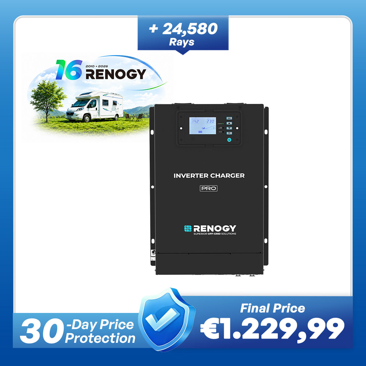 Pro 12V HF Inverter Charger 3000W / 2000W