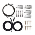 Wiring and Mounting Kit For Single Solar Panel Setup