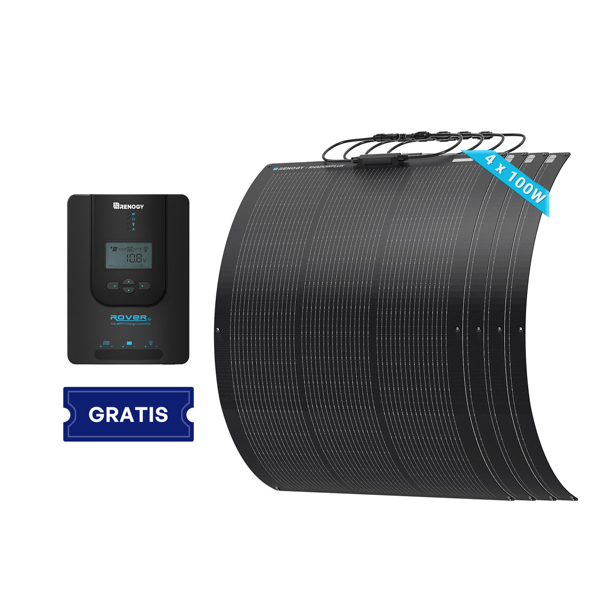 Flex ShadowFlux 200W Anti-Shading N-Type Flexible Solar Panel