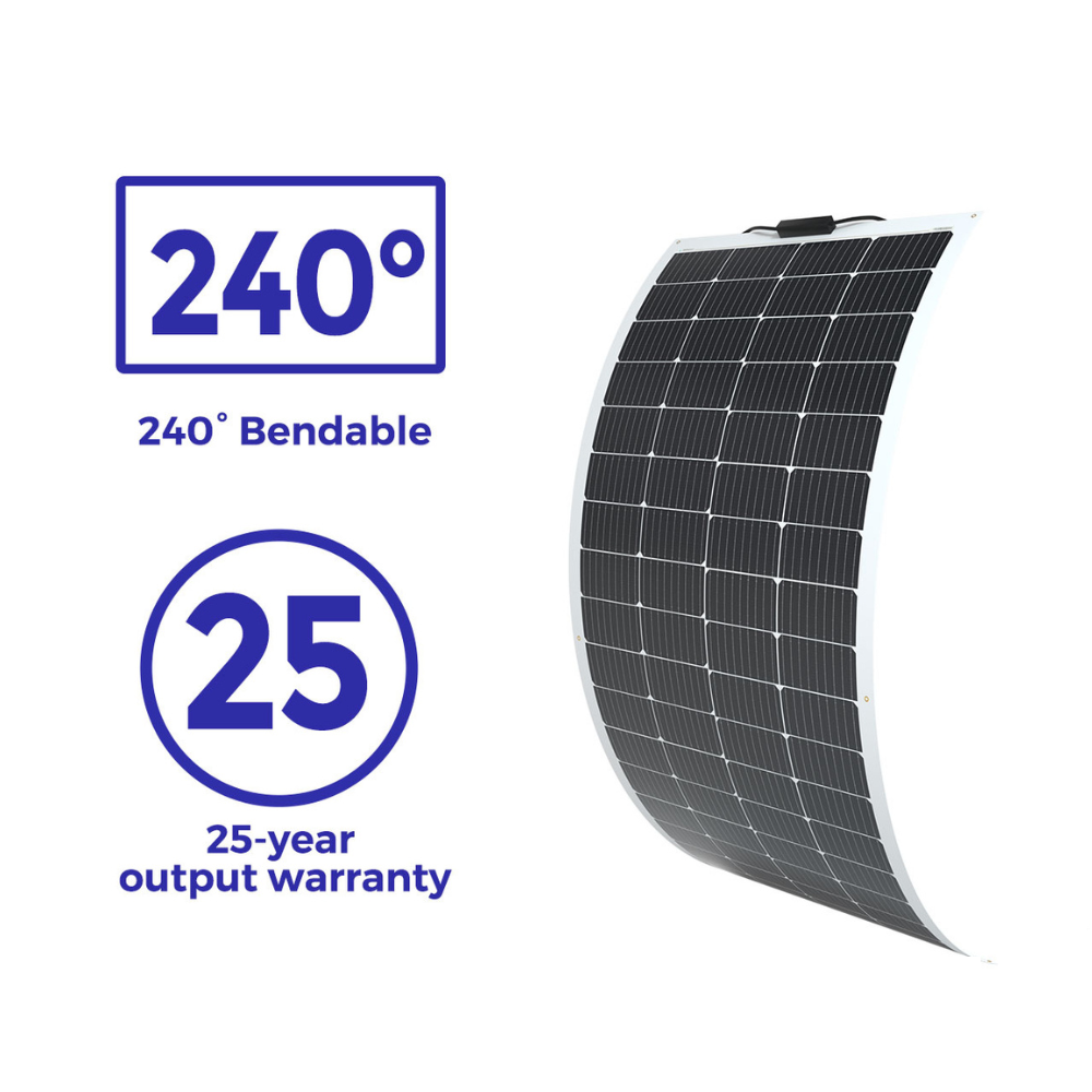 200 Watt 12 Volt Flexible Monocrystalline Solar Panel
