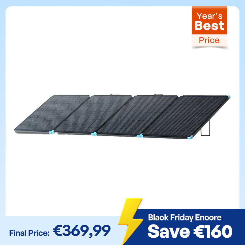 12V Portable Solar Suitcase Lightweight 400W/300W/220W/100W