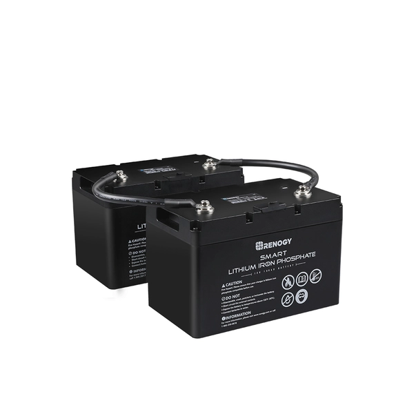 12In 1AWG Copper Battery Interconnect Cable for 5/16In Lugs