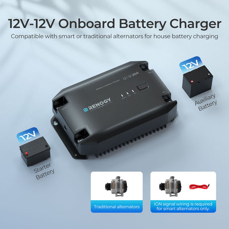 12V 20A DC to DC Battery Charger