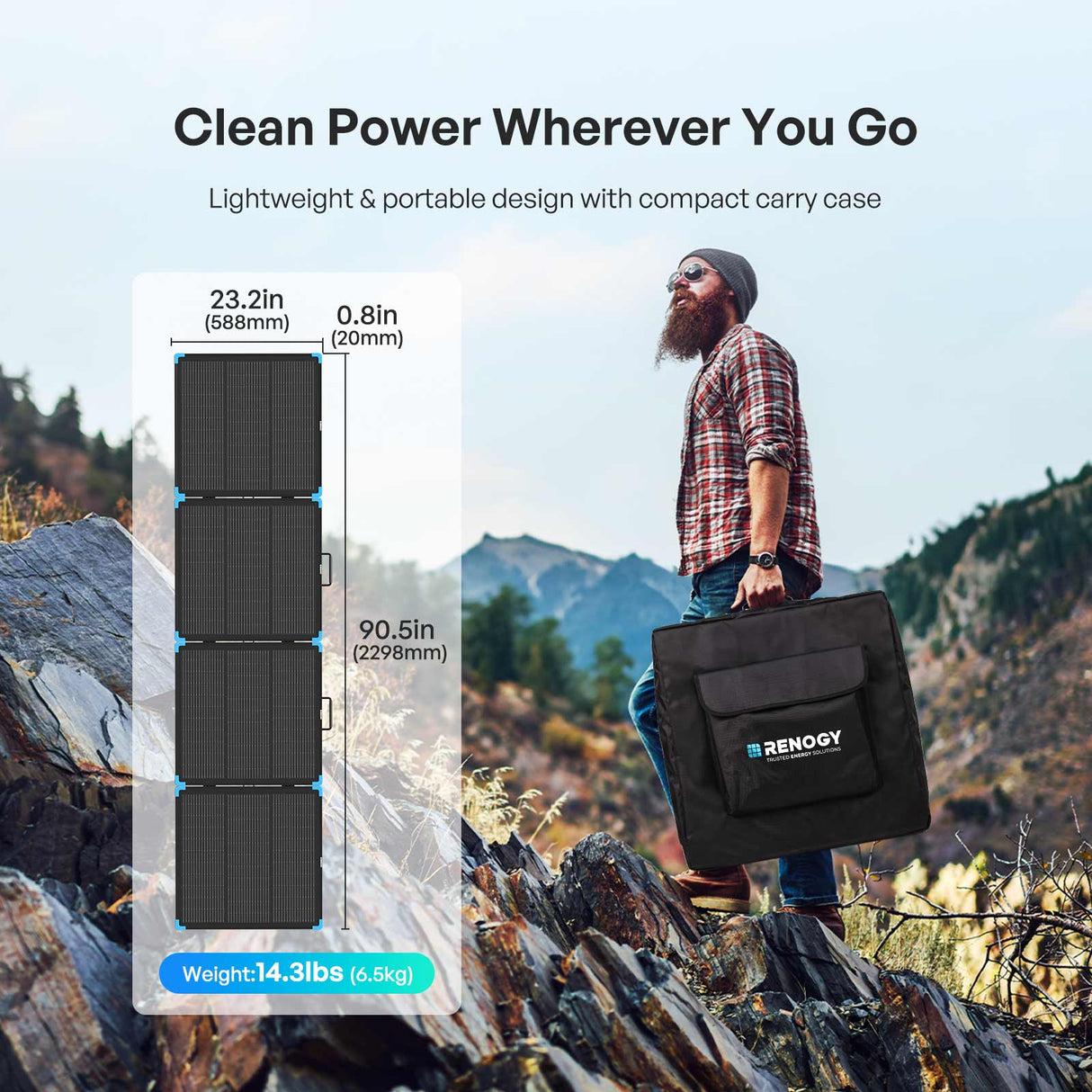220W Lightweight Portable Solar Suitcase