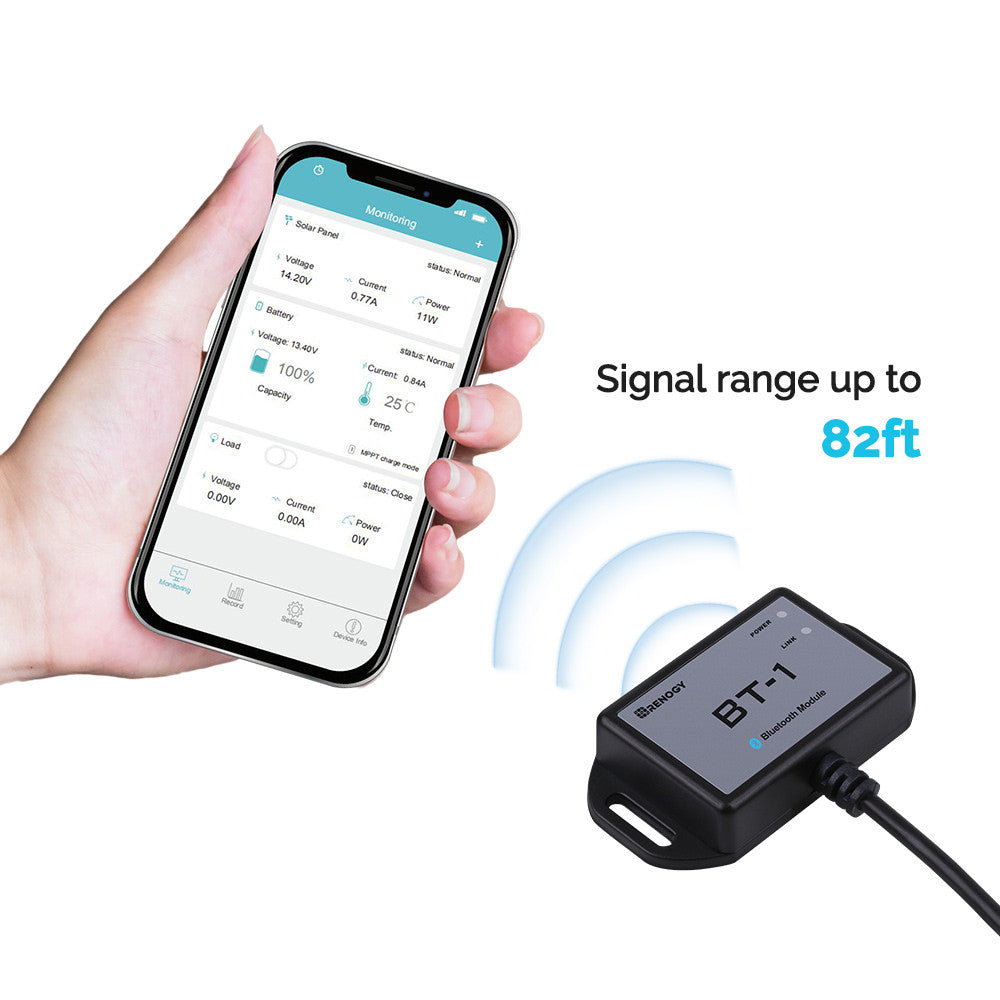 BT-1 Bluetooth Module for Renogy Products w/ RS232 Port