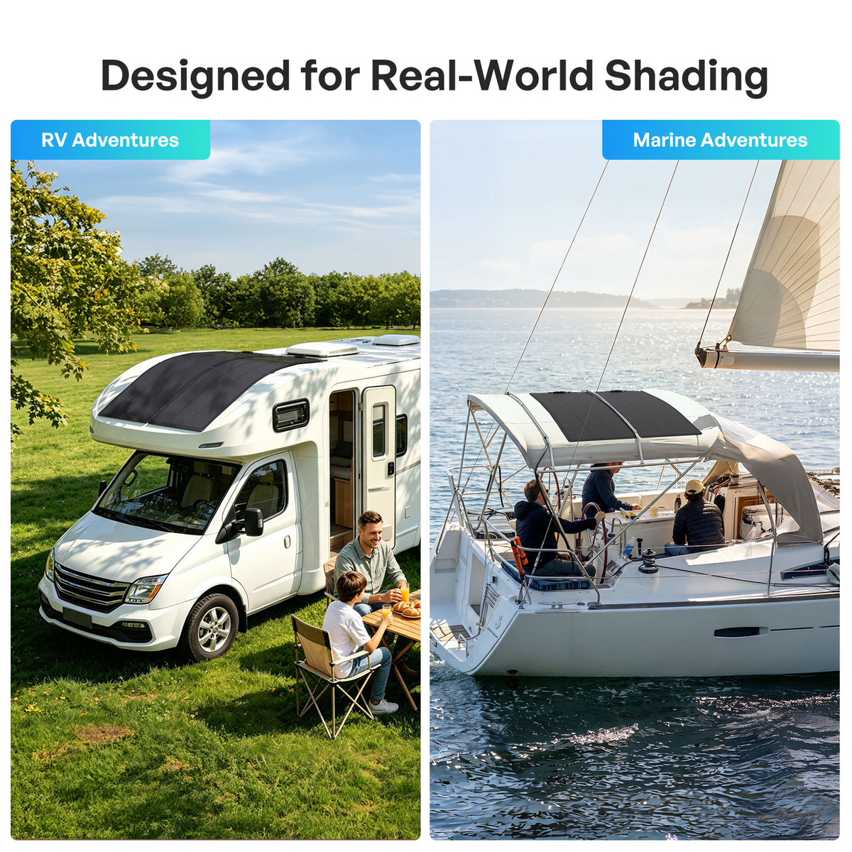 Flex ShadowFlux 200W Anti-Shading N-Type Flexible Solar Panel