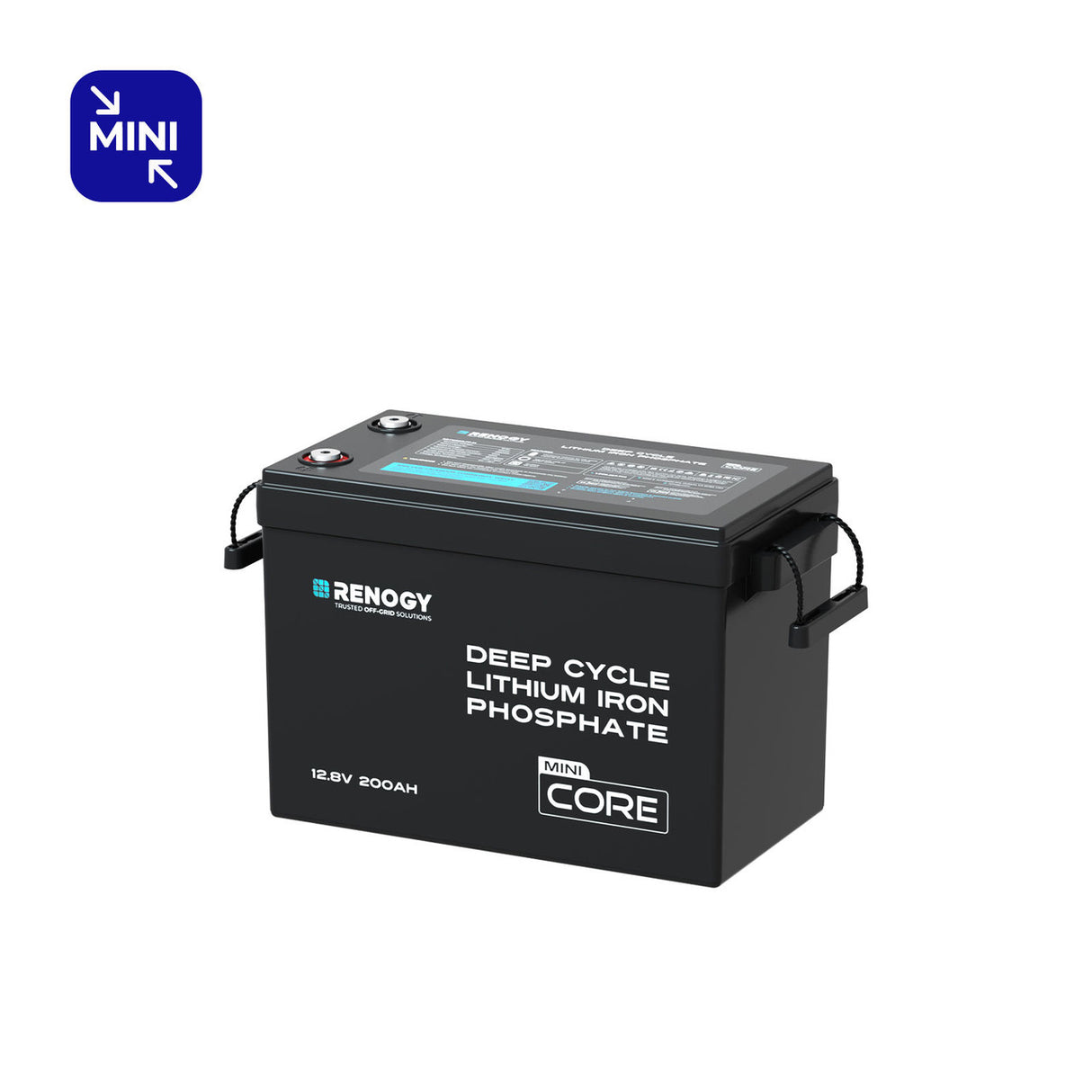 Batterie Core Mini LiFePO4 12,8 V 200 Ah avec protection basse température