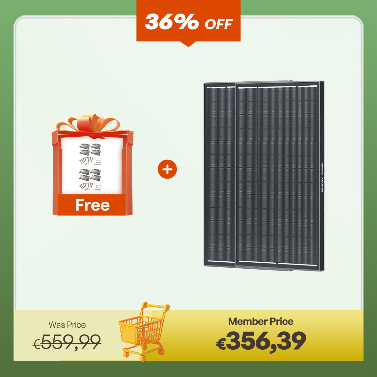 ShadowFlux 12V Solar Panel Anti-Shadow 200W / 120W