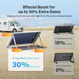 100W N-Type Bifacial Solar Panel