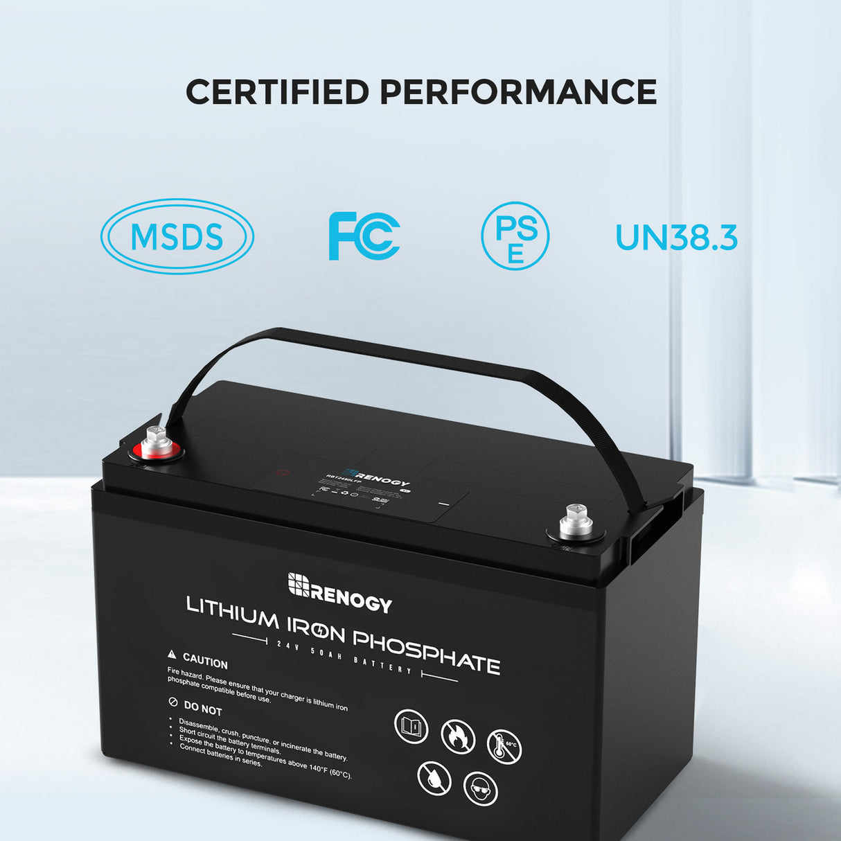 24V 50Ah Lithium Iron Phosphate Battery