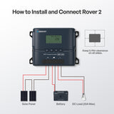 Rover 2 12V/24V 20A Compact MPPT Charge Controller with Bluetooth