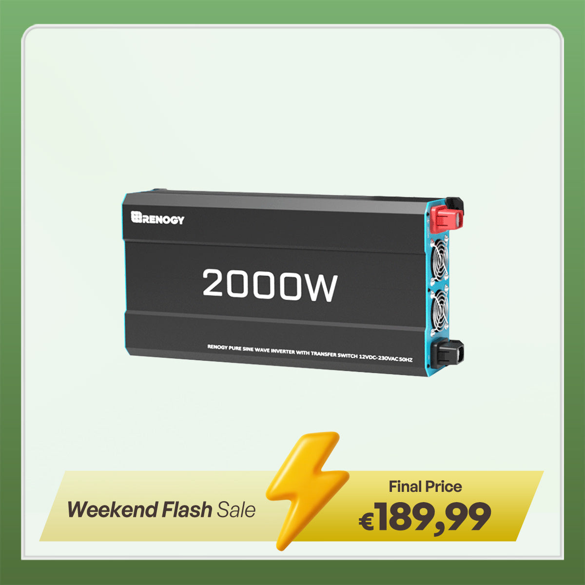 12V Inverter pure sine wave 2000W