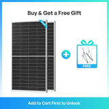 200W/100W N-Type Bifacial Solar Panel