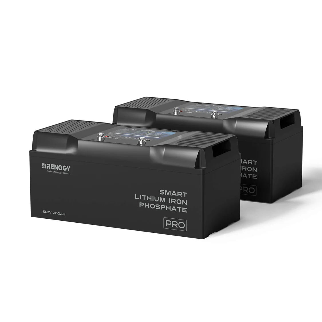 12V 200Ah Pro Smart Lithium LiFePO4 Battery w/ Bluetooth & Self-heating Function