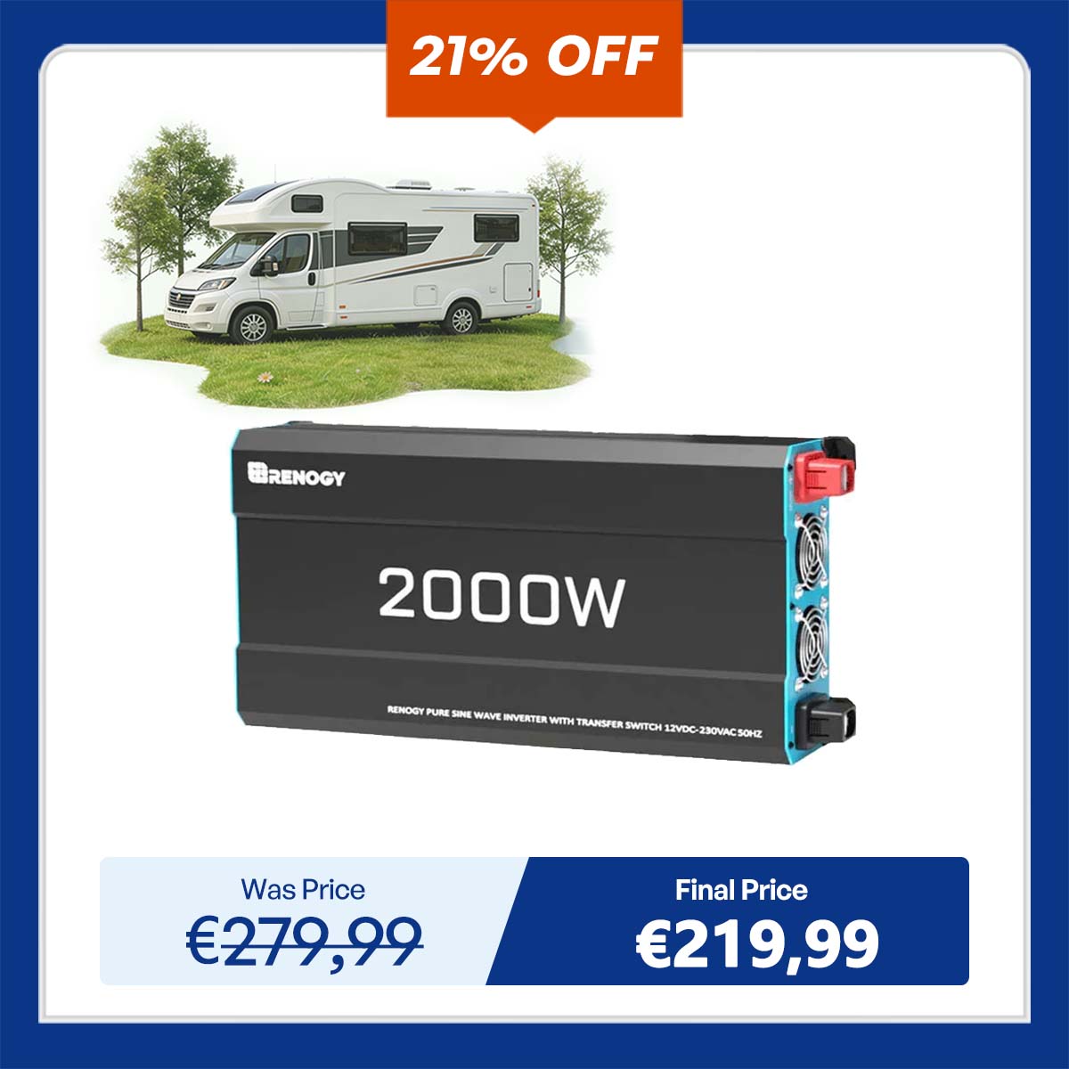 12V Inverter pure sine wave 3000W / 2000W / 1000W