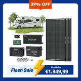 3,84Kwh Caravan Power System| 2000W Inverter, 50A Battery Charger