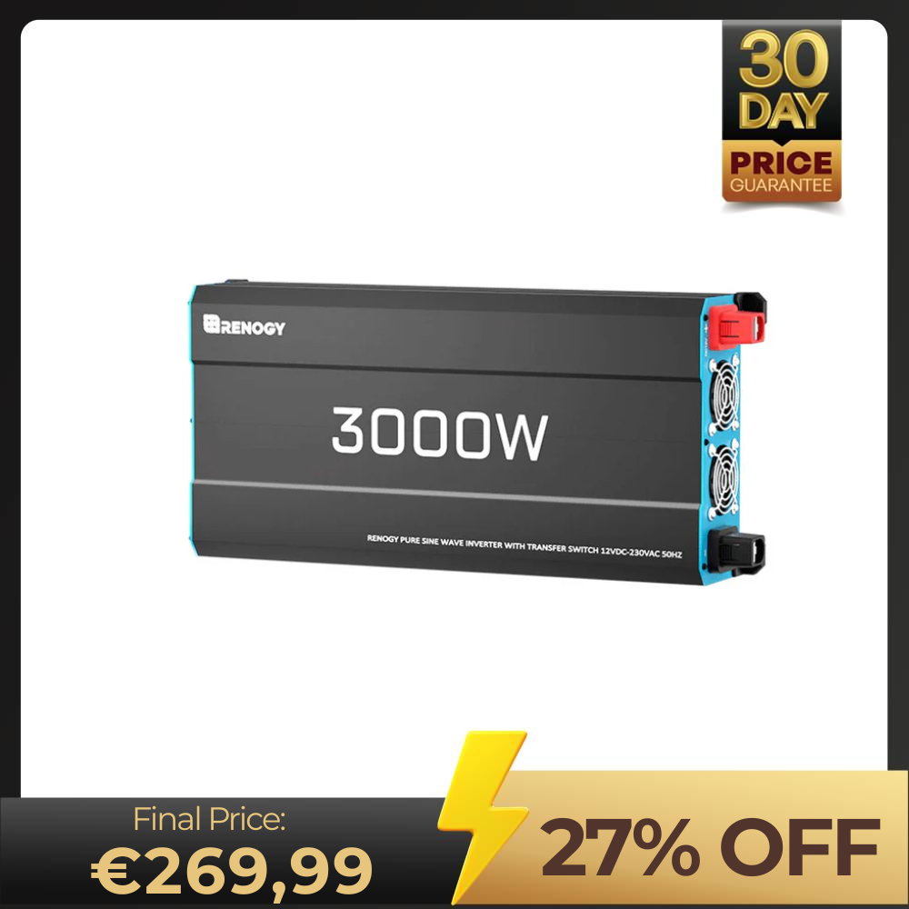 12V Inverter pure sine wave 3000W / 2000W / 1000W