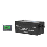 Core Basic 12V 200Ah Lithium Battery LiFePO4 with 5000 Deep Cycles