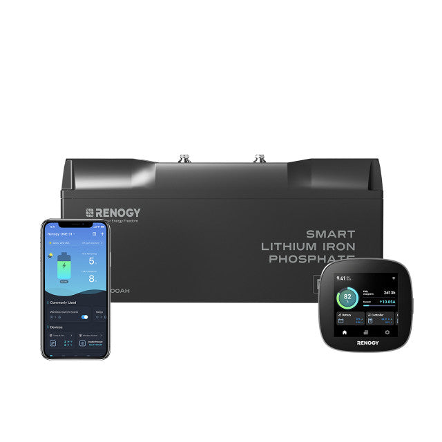 12V 200Ah Pro Smart Lithium LiFePO4 Battery w/ Bluetooth & Self-heating Function