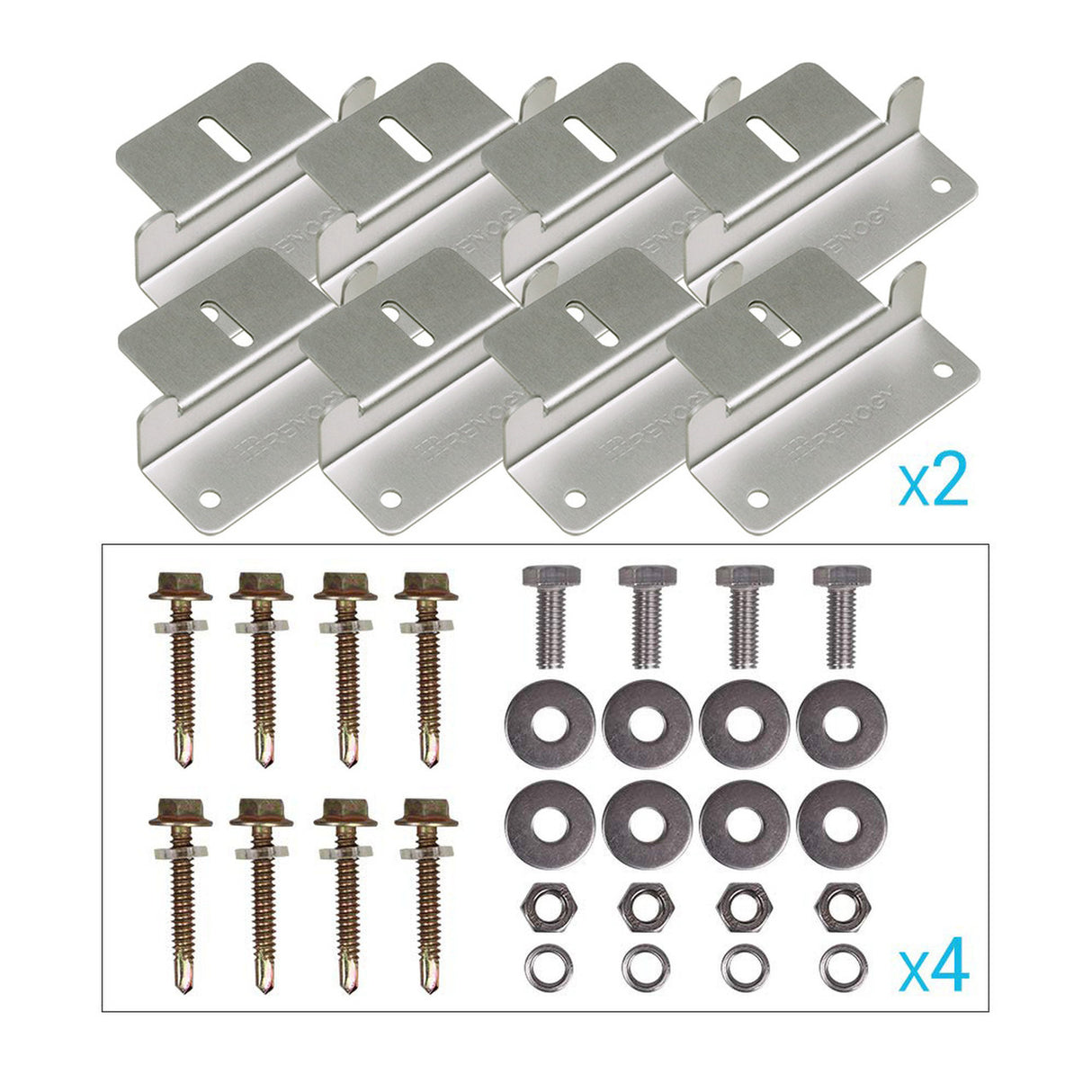 Solar Panel Mounting Z Bracket Set of 4