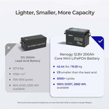 Batterie Core Mini LiFePO4 12,8 V 200 Ah avec protection basse température