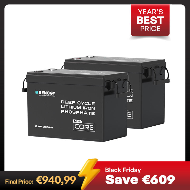 Core LiFePO4 12V Lithium Battery 300AH / 200AH / 100AH