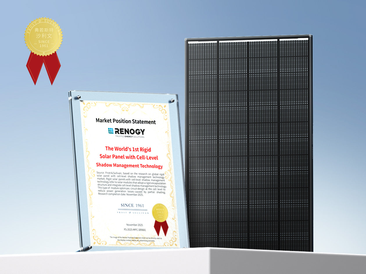 Renogy ShadowFlux Recognized by Frost & Sullivan