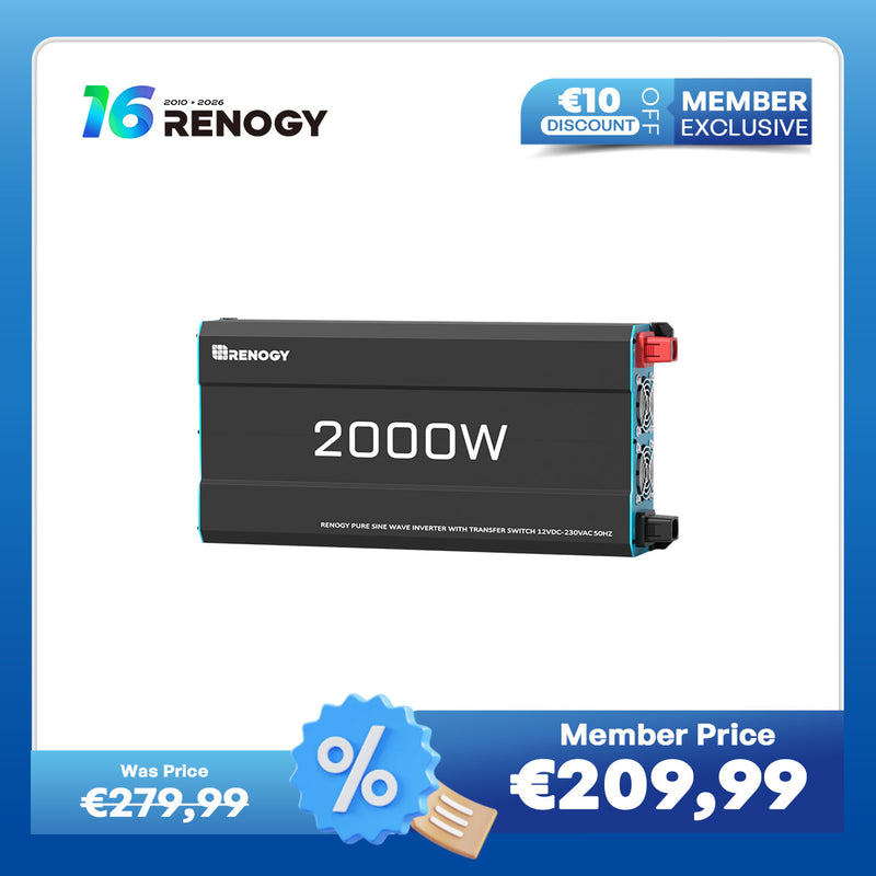 12V 2000W Inverter Pure Sine Wave